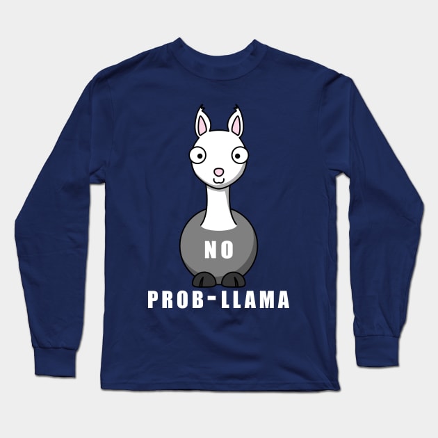 No prob llama gifts T-Shirt hoodie pajamas funny llama Long Sleeve T-Shirt by MIRgallery